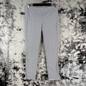 Talbots Chatham‎ Ankle Pants Womens Size 10P Pinkstripe Split Ankle Size Zip